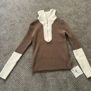 Band new sweater color block